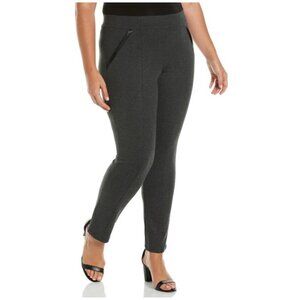 Rafaella Women's Ponte Knit Slim Leg Pant